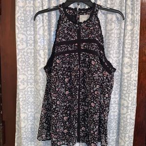 Flower dressy tank top